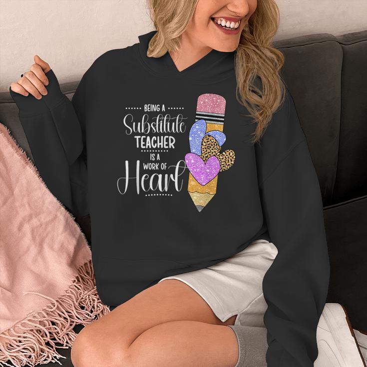 Being A Substitute Teacher Substitute Teaching Women's Hoodie, funny design