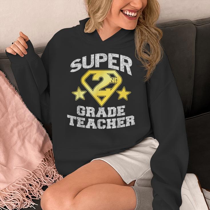 Super 2nd Grade Teacher Hero Women's Hoodie, Super Teacher Gifts, 2nd Grade Teacher Gifts, funny design