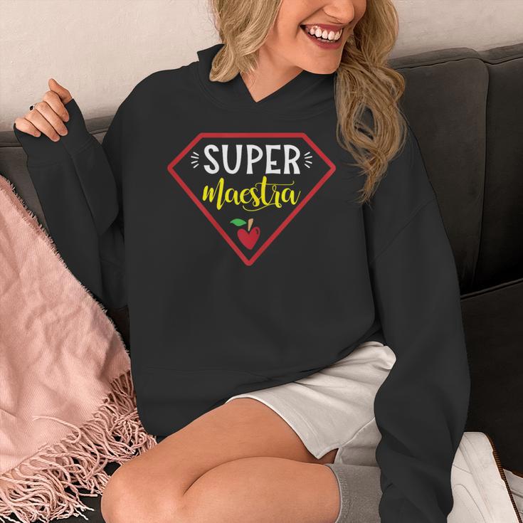 Super Heroe Maestra Espanol Spanish Super Teacher Women's Hoodie, Super Teacher Gifts, funny design Super Heroe Maestra Espanol Spanish Super Teacher Women's Hoodie, Super Teacher Gifts, funny design