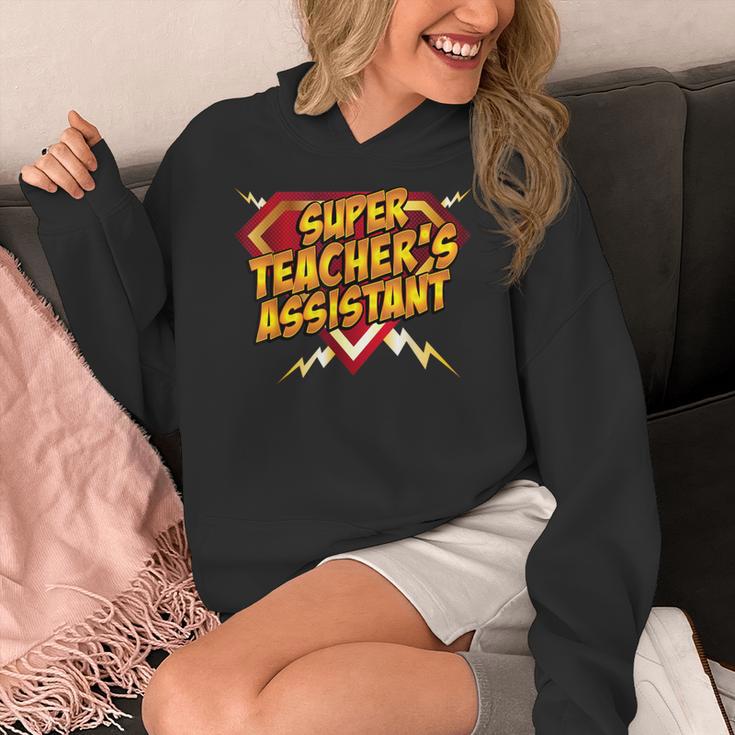 Super Teacher's Assistant Educational Superhero Women's Hoodie, funny design Super Teacher's Assistant Educational Superhero Women's Hoodie, funny design