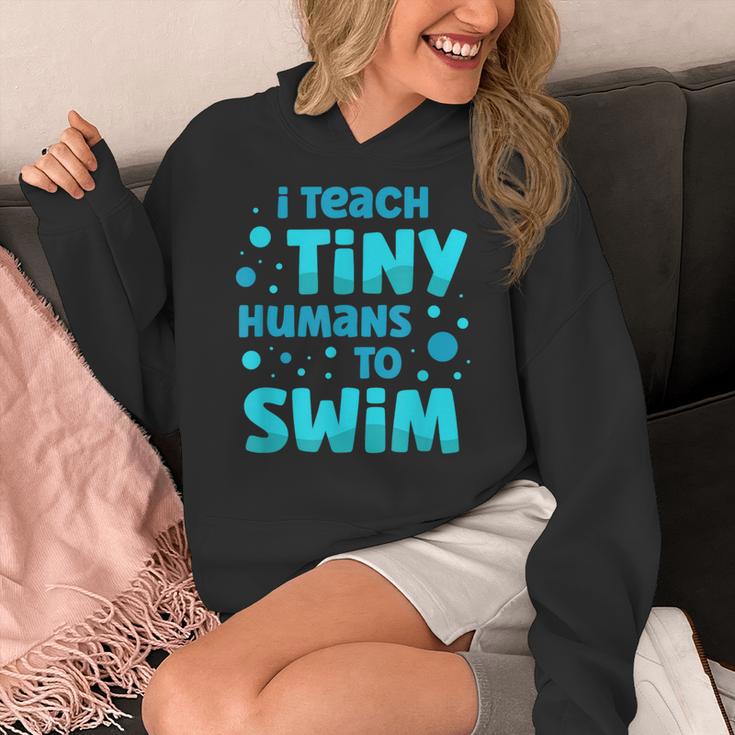 Swimming Teacher I Teach Tiny Humans To Swim Swim Instructor Women's Hoodie, funny design Swimming Teacher I Teach Tiny Humans To Swim Swim Instructor Women's Hoodie, funny design