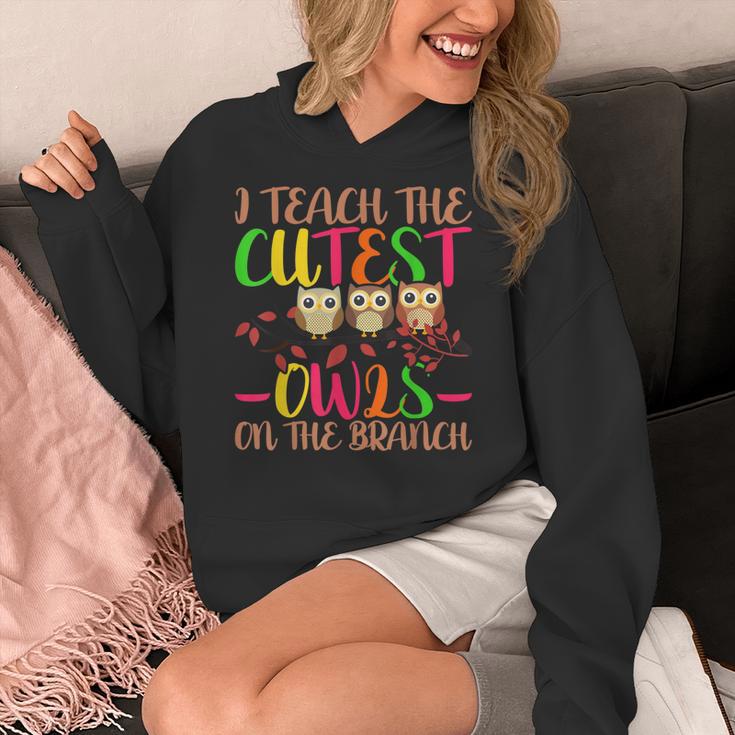 I Teach The Cutest Owls Christmas Or Teachers Day Women's Hoodie, funny design I Teach The Cutest Owls Christmas Or Teachers Day Women's Hoodie, funny design