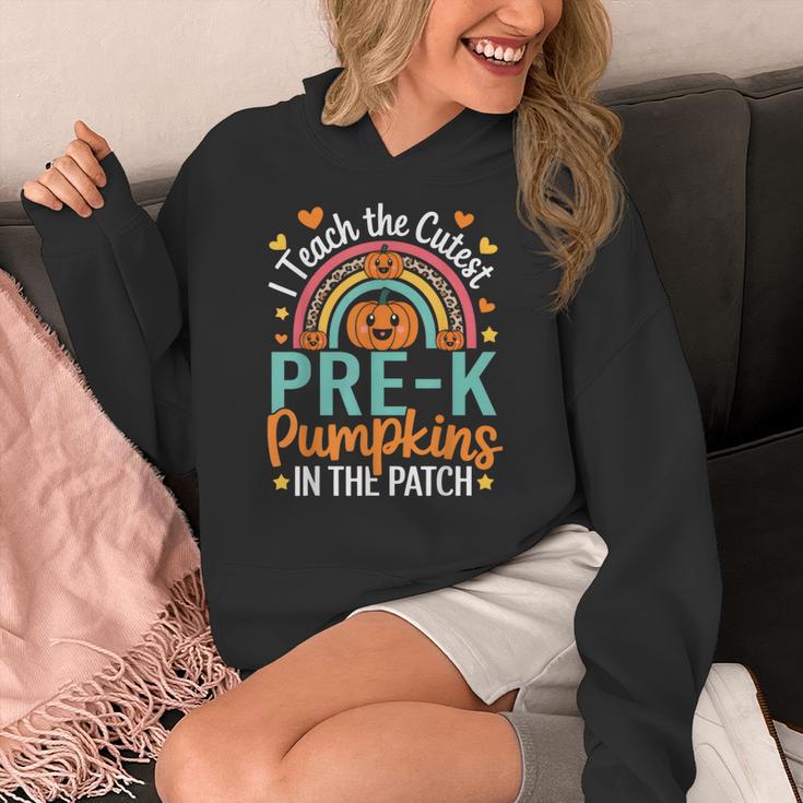 I Teach The Cutest Pre-K Pumpkin Teacher Student Halloween Women's Hoodie, funny design I Teach The Cutest Pre-K Pumpkin Teacher Student Halloween Women's Hoodie, funny design