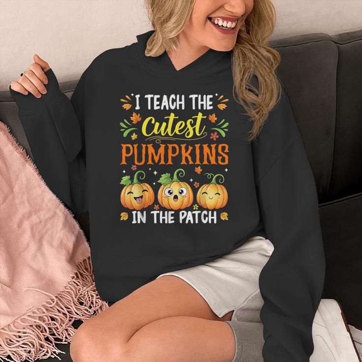 I Teach The Cutest Pumpkins Halloween Teacher Women's Hoodie, funny design I Teach The Cutest Pumpkins Halloween Teacher Women's Hoodie, funny design