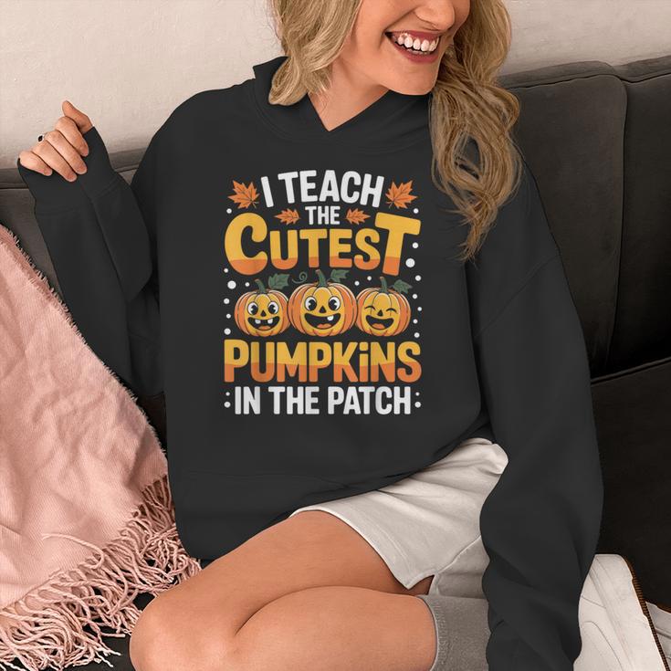 I Teach The Cutest Pumpkins Shirt Teachers Halloween Women's Hoodie, funny design I Teach The Cutest Pumpkins Shirt Teachers Halloween Women's Hoodie, funny design