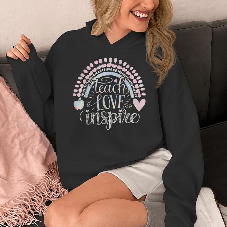 Teach Love Inspire Teacher Women's Hoodie, funny design Teach Love Inspire Teacher Women's Hoodie, funny design