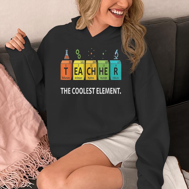 Teacher The Coolest Element Chemistry Periodic Table Science Women's Hoodie, Science Teacher Gifts, funny design Teacher The Coolest Element Chemistry Periodic Table Science Women's Hoodie, Science Teacher Gifts, funny design