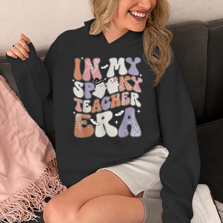 Teacher Halloween In My Spooky Teacher Era Retro Groovy Women's Hoodie, Groovy Teacher Gifts, funny design Teacher Halloween In My Spooky Teacher Era Retro Groovy Women's Hoodie, Groovy Teacher Gifts, funny design