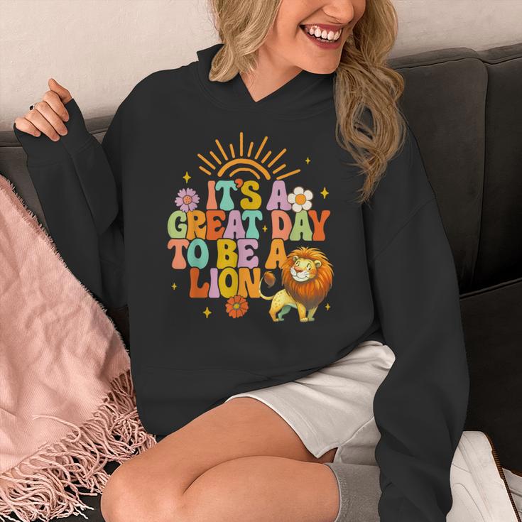 Teacher Life Back To School It's A Great A Day To Be A Lion Women's Hoodie, funny design Teacher Life Back To School It's A Great A Day To Be A Lion Women's Hoodie, funny design