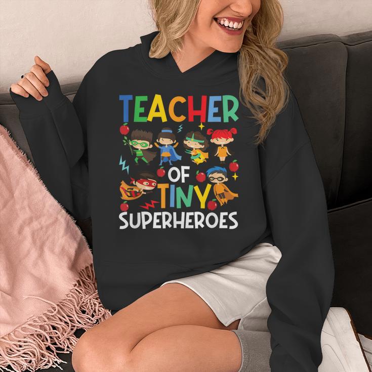 Teacher Of Tiny Superheroes Teach 100th Day Of School Men Women Girls Kids Women's Hoodie, funny design Teacher Of Tiny Superheroes Teach 100th Day Of School Men Women Girls Kids Women's Hoodie, funny design