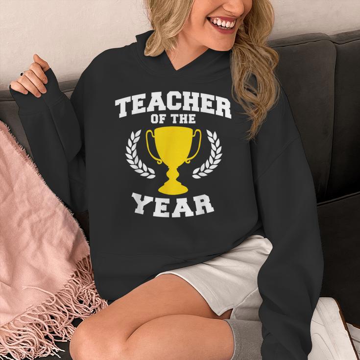 Teacher Of The Year For Men Women Women's Hoodie, funny design Teacher Of The Year For Men Women Women's Hoodie, funny design