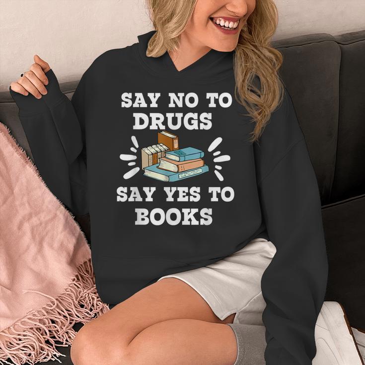 Teachers Red Ribbon Week Say No To Drugs Say Yes To Books Women's Hoodie, funny design Teachers Red Ribbon Week Say No To Drugs Say Yes To Books Women's Hoodie, funny design