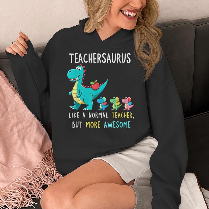 Teachersaurus Like A Normal Teacher But More Awesome Women's Hoodie, funny design Teachersaurus Like A Normal Teacher But More Awesome Women's Hoodie, funny design