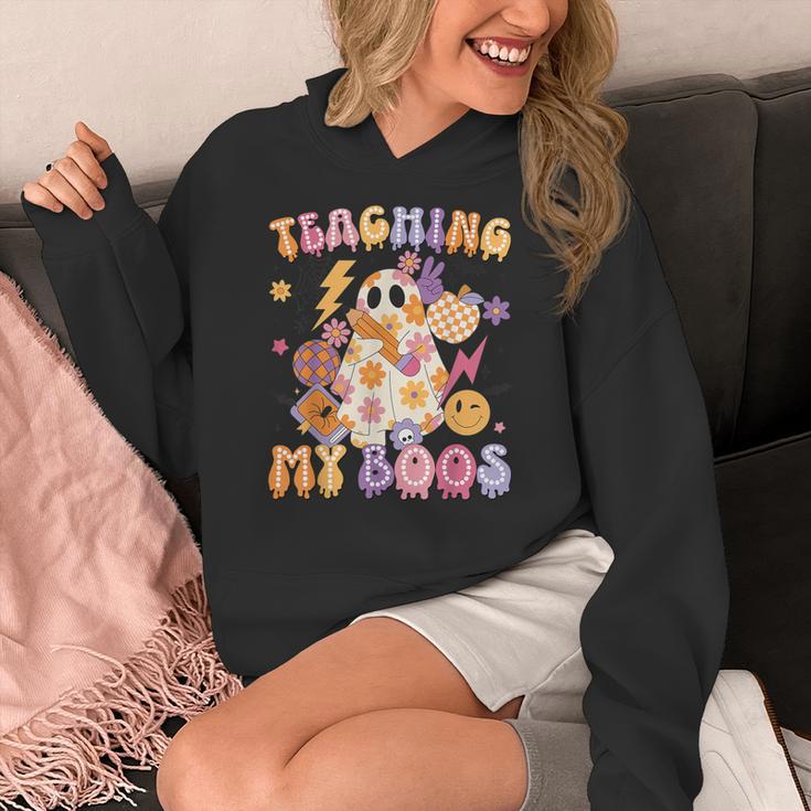 Teaching My Boos Ghost Halloween Costumes Teacher Men Women Women's Hoodie, funny design Teaching My Boos Ghost Halloween Costumes Teacher Men Women Women's Hoodie, funny design
