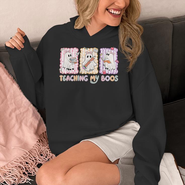 Teaching Is My Boos Teacher Ghost Halloween Women Girls Women's Hoodie, funny design Teaching Is My Boos Teacher Ghost Halloween Women Girls Women's Hoodie, funny design