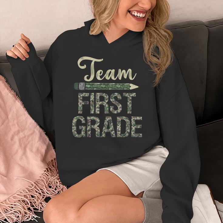 Team First Grade Camo 1st Grade Teacher Camouflage Women's Hoodie, First Grade Teacher Gifts, funny design Team First Grade Camo 1st Grade Teacher Camouflage Women's Hoodie, First Grade Teacher Gifts, funny design
