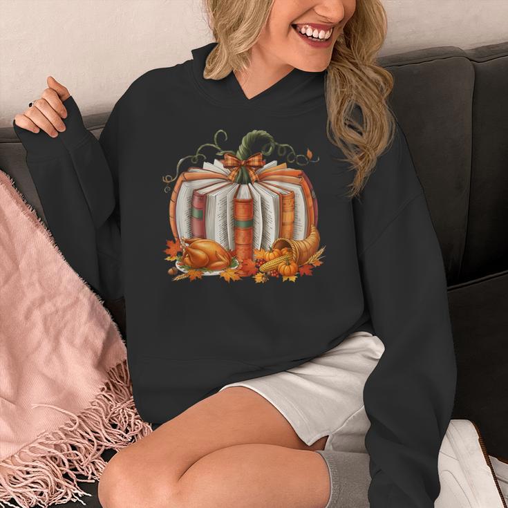 Thanksgiving Book Pumpkin Reading Teachers Fall Lovers Boys Women's Hoodie, funny design Thanksgiving Book Pumpkin Reading Teachers Fall Lovers Boys Women's Hoodie, funny design