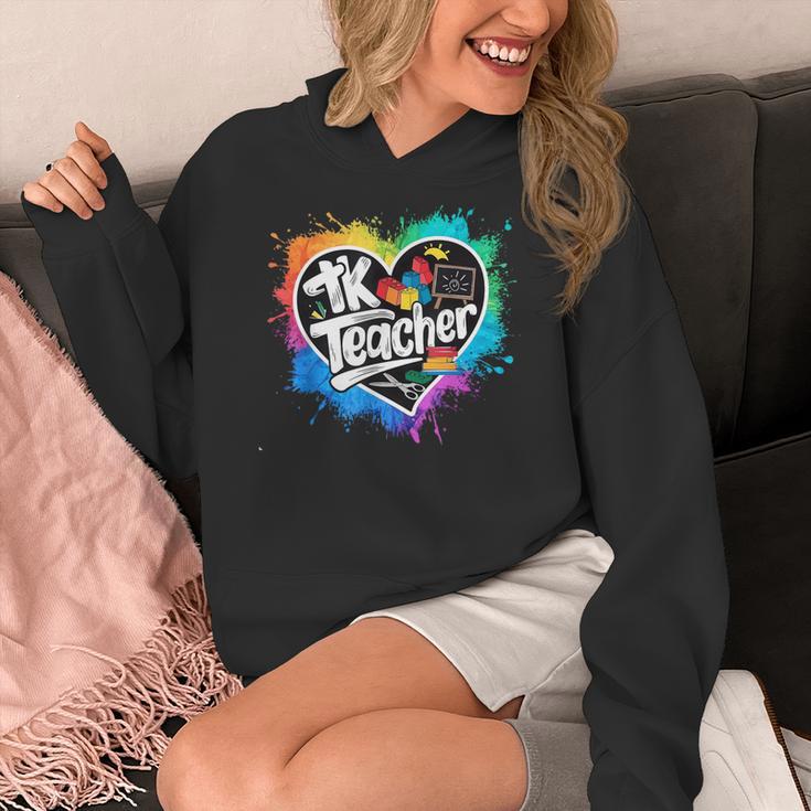 TK Teacher Transitional Kindergarten Heart Back To School Women's Hoodie, funny design TK Teacher Transitional Kindergarten Heart Back To School Women's Hoodie, funny design