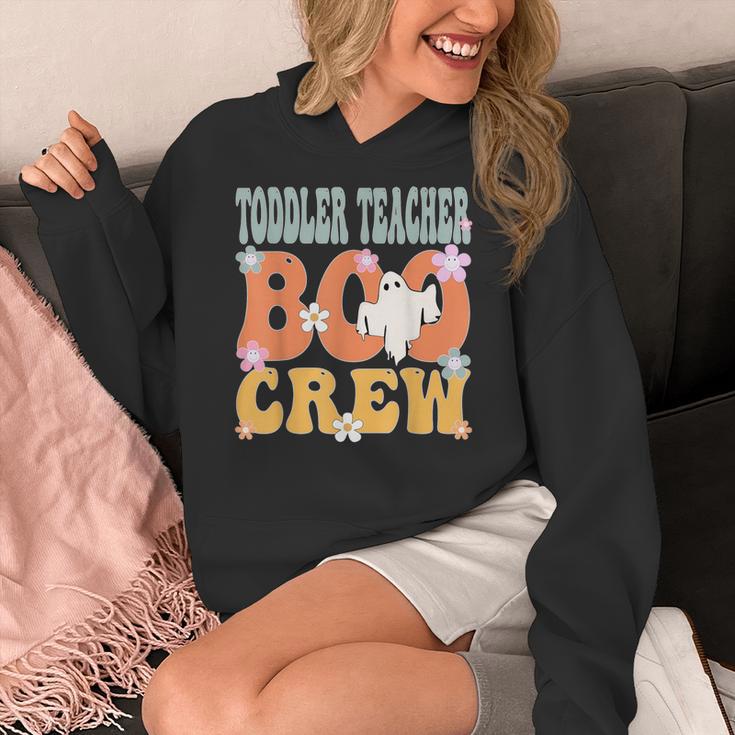 Toddler Teacher Boo Crew Ghost Groovy Halloween For Women Women's Hoodie, Groovy Teacher Gifts, funny design Toddler Teacher Boo Crew Ghost Groovy Halloween For Women Women's Hoodie, Groovy Teacher Gifts, funny design