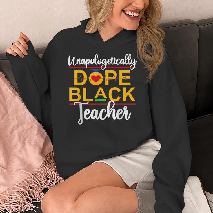 Unapologetic Dope Teacher African American Melanin Women's Hoodie, funny design Unapologetic Dope Teacher African American Melanin Women's Hoodie, funny design
