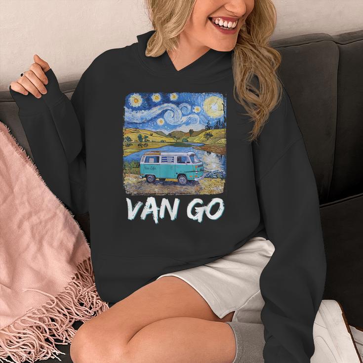 Van Go Retro Vanlife Art Teacher Women's Hoodie, funny design Van Go Retro Vanlife Art Teacher Women's Hoodie, funny design