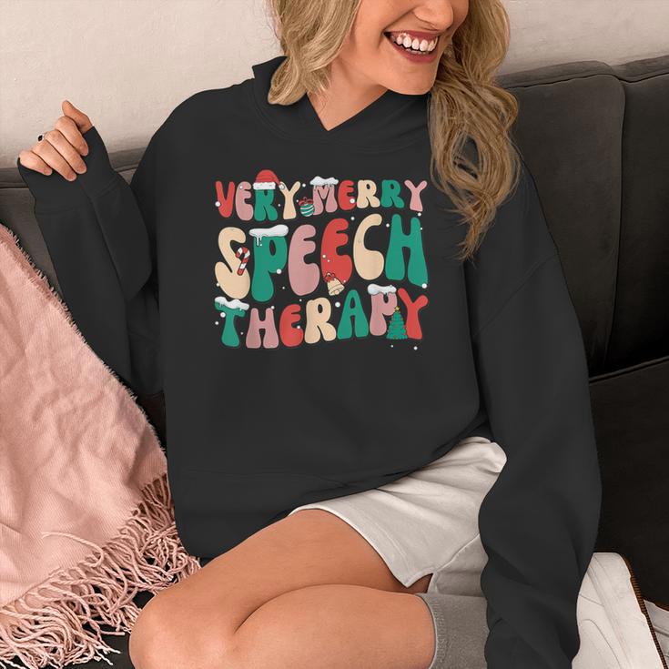 Verry Merry Speech Language Pathologist Teacher Christmas Women's Hoodie, funny design Verry Merry Speech Language Pathologist Teacher Christmas Women's Hoodie, funny design