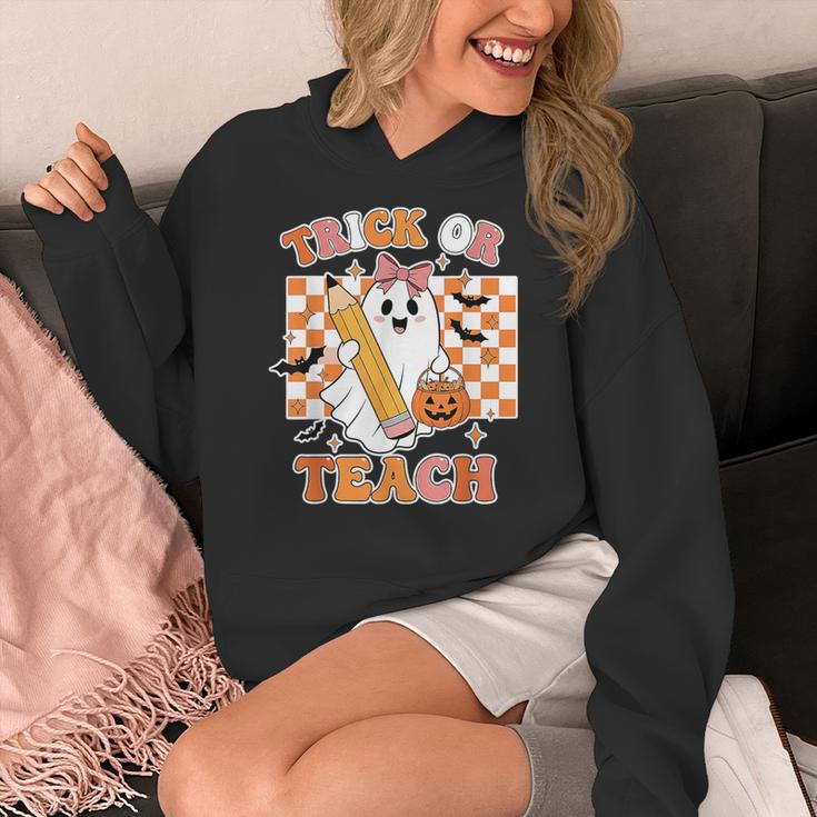 Vintage Teacher Shirt Women Trick Or Teach Halloween Women's Hoodie, funny design Vintage Teacher Shirt Women Trick Or Teach Halloween Women's Hoodie, funny design