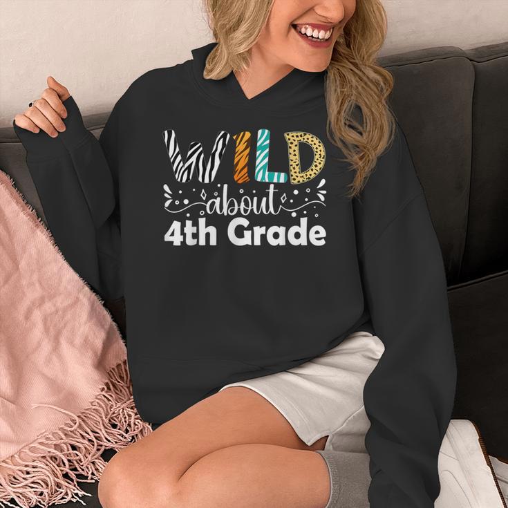 Wild About 4th Grade First Day Of School Teacher Student Women's Hoodie, First Grade Teacher Gifts, 4th Grade Teacher Gifts, funny design Wild About 4th Grade First Day Of School Teacher Student Women's Hoodie, First Grade Teacher Gifts, 4th Grade Teacher Gifts, funny design