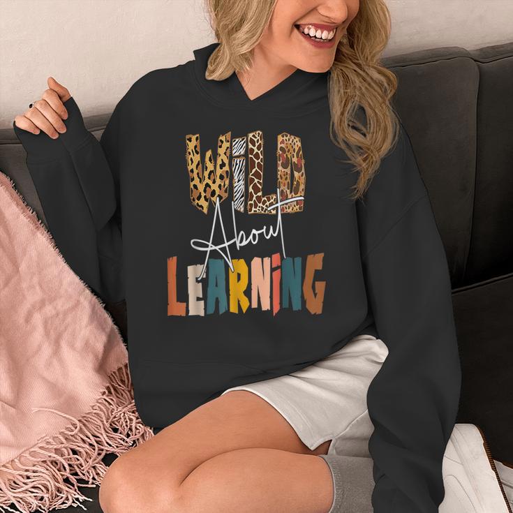 Wild About Learning Teacher Back To School Teaching Women's Hoodie, funny design Wild About Learning Teacher Back To School Teaching Women's Hoodie, funny design
