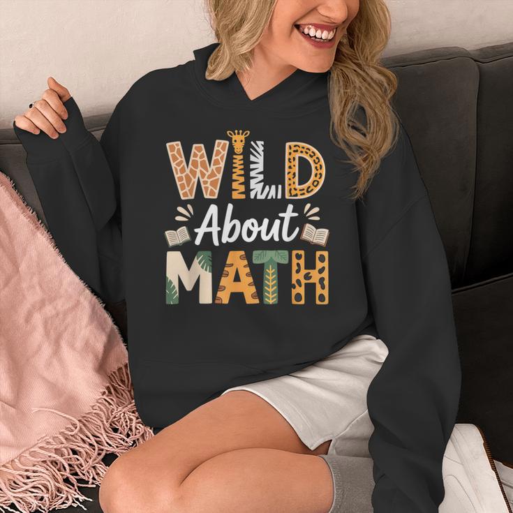 Wild About Math Cute Teacher Student Math Club Women's Hoodie, funny design Wild About Math Cute Teacher Student Math Club Women's Hoodie, funny design