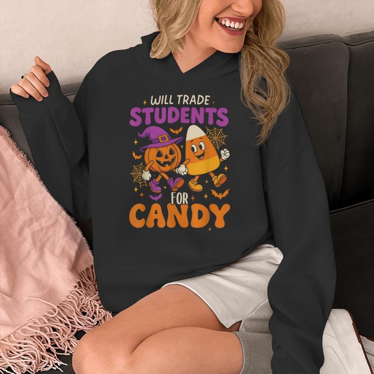 Will Trade Students For Candy Shirt Fun Candy Corn Teacher Women's Hoodie, funny design Will Trade Students For Candy Shirt Fun Candy Corn Teacher Women's Hoodie, funny design