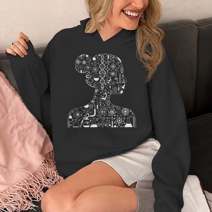 Women In Science Scientific Teacher Appreciation Chemistry Women's Hoodie, Science Teacher Gifts, funny design