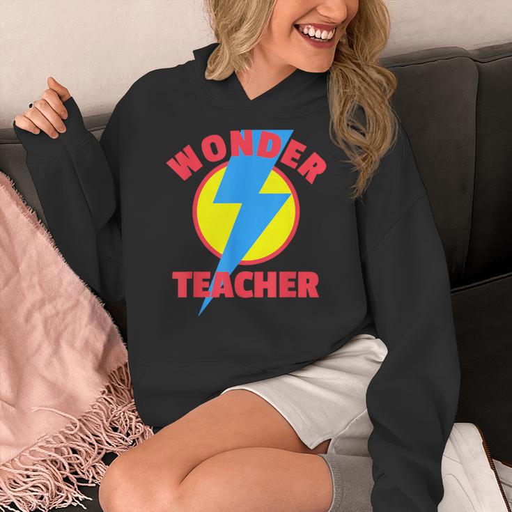 Wonder Teacher Teacher Halloween Tshirt Women's Hoodie, funny design