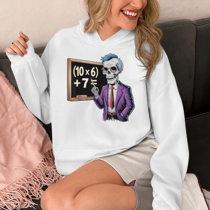 67 Math Teacher Meme Brainrot Six Seven Halloween Equation Women's Hoodie, funny design 67 Math Teacher Meme Brainrot Six Seven Halloween Equation Women's Hoodie, funny design