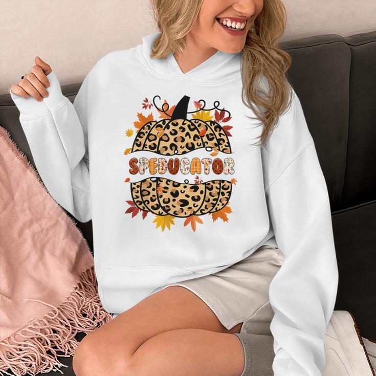 Autumn Fall SPED ED Teacher Thankful Grateful Pumpkin Retro Women's Hoodie, funny design Autumn Fall SPED ED Teacher Thankful Grateful Pumpkin Retro Women's Hoodie, funny design
