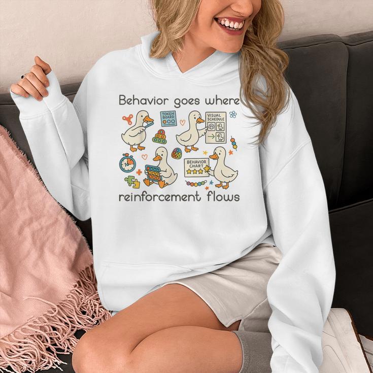 Behavior Analyst Silly Goose RBT ABA Therapy Sped Teacher Women's Hoodie, funny design