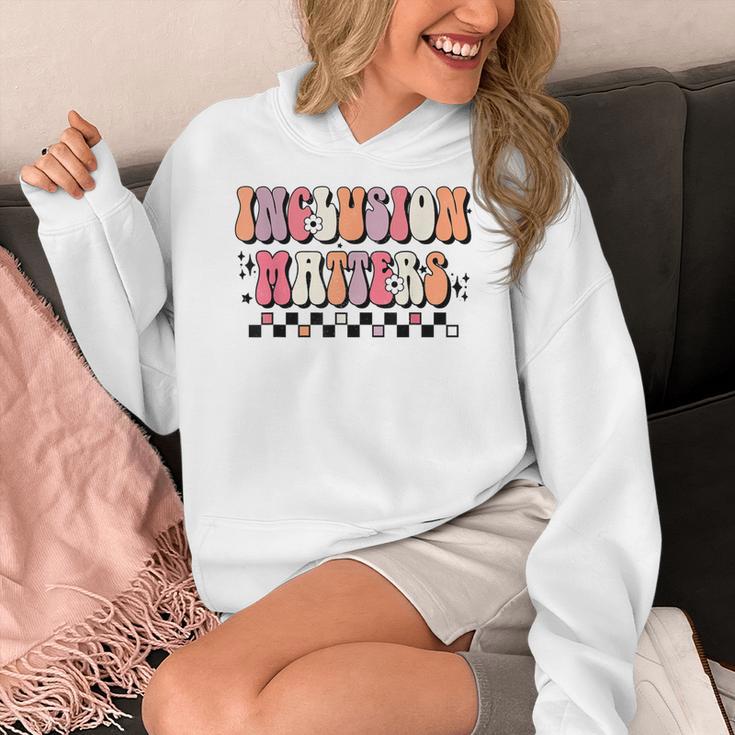 Boho Inclusion Matters Special Education SPED Teacher Women Women's Hoodie, funny design Boho Inclusion Matters Special Education SPED Teacher Women Women's Hoodie, funny design