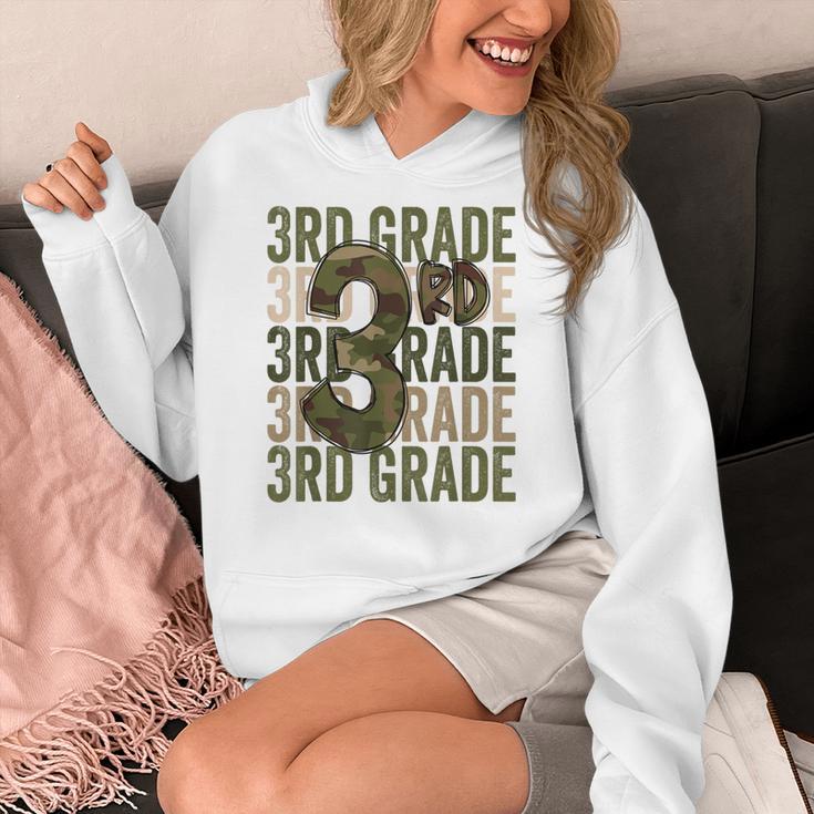 Camo Team 3rd Grade Squad Back To School Teacher Kids Boys Women's Hoodie, funny design Camo Team 3rd Grade Squad Back To School Teacher Kids Boys Women's Hoodie, funny design