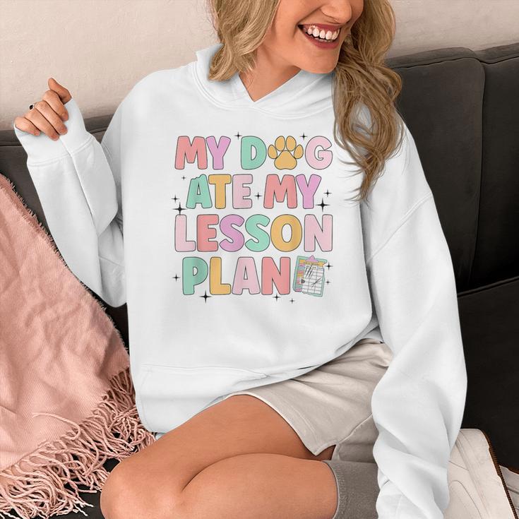 My Dog Ate My Lesson Plan Kindergarten Teacher Dog Lover For Men Women Women's Hoodie, funny design My Dog Ate My Lesson Plan Kindergarten Teacher Dog Lover For Men Women Women's Hoodie, funny design