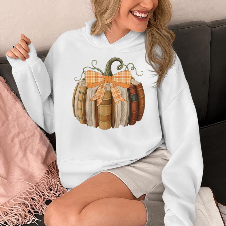 Fall Book Pumpkin Halloween Teacher Librarian Thanksgiving Women's Hoodie, funny design Fall Book Pumpkin Halloween Teacher Librarian Thanksgiving Women's Hoodie, funny design