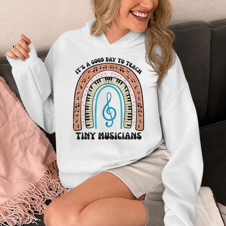 Good Day To Teach Tiny Musicians Piano Music Teacher Women Women's Hoodie, funny design Good Day To Teach Tiny Musicians Piano Music Teacher Women Women's Hoodie, funny design