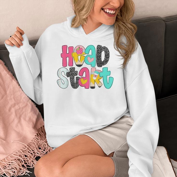 Head Start Team Homeschool Teacher Headstart Back To School Women's Hoodie, funny design