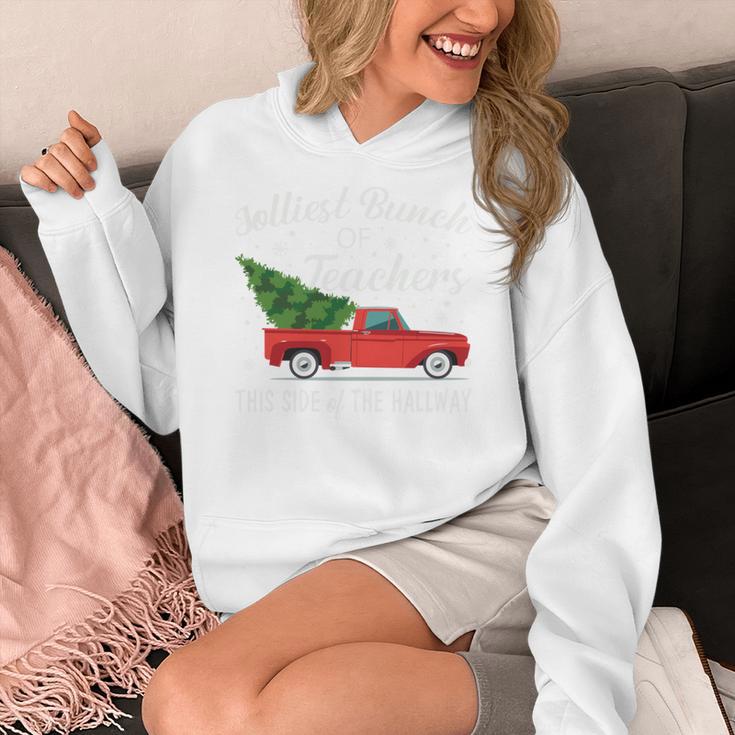 Jolliest Bunch Of Teachers This Side Of The Hallway Women's Hoodie, funny design Jolliest Bunch Of Teachers This Side Of The Hallway Women's Hoodie, funny design