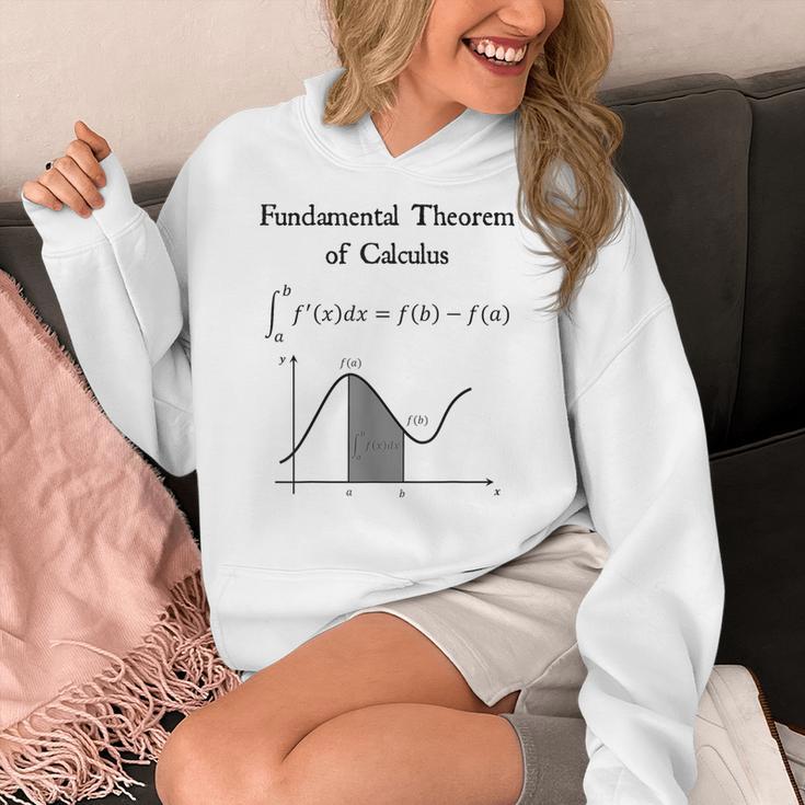 Nerdy Fundamental Theorem Of Calculus Math Teacher Geek Women's Hoodie, funny design