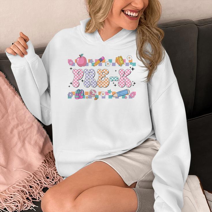 Pre-K Back To School Teachers Kids 1st Day Of School Women's Hoodie, funny design