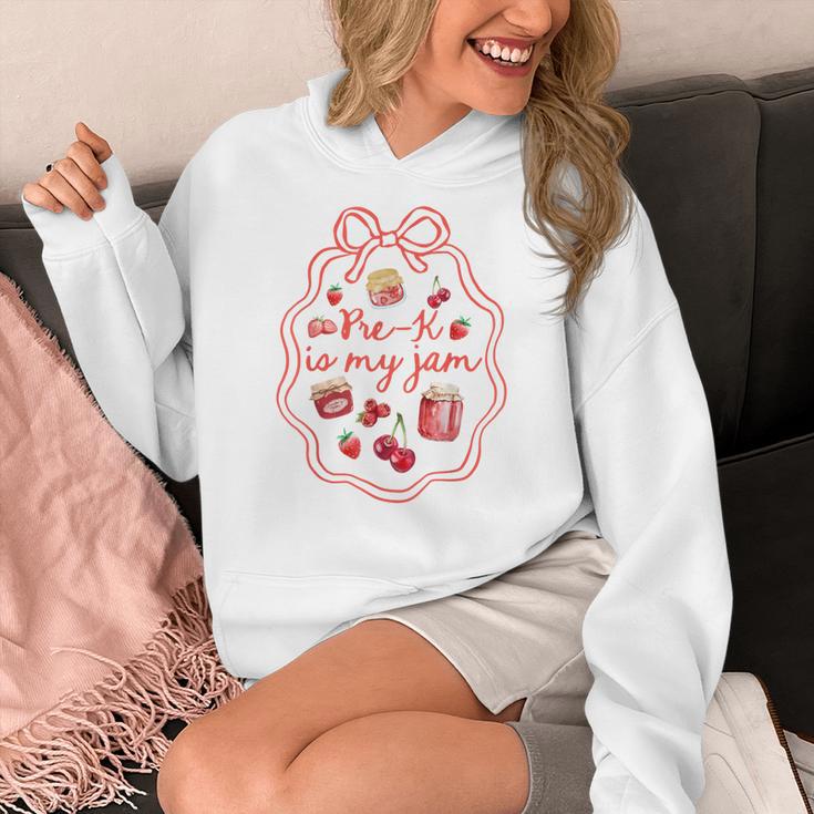 Preschool Pre-K Is My Jam Strawberry Girl Teacher Kids Women's Hoodie, funny design Preschool Pre-K Is My Jam Strawberry Girl Teacher Kids Women's Hoodie, funny design