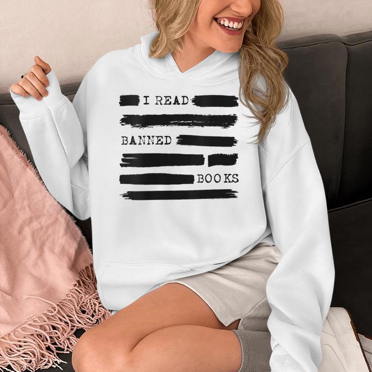 I Read Banned Books Banned Books Week Librarian Teacher Women's Hoodie, funny design I Read Banned Books Banned Books Week Librarian Teacher Women's Hoodie, funny design