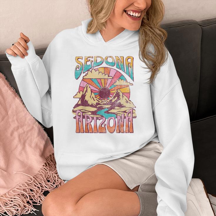 Sedona Arizona Nature Hiking Mountains Outdoors Vintage Women's Hoodie, funny design