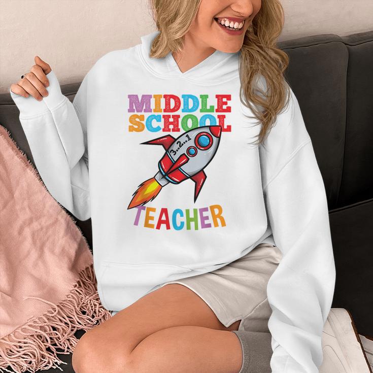 Space Middle School Teacher Back To School Men Women Kids Women's Hoodie, funny design Space Middle School Teacher Back To School Men Women Kids Women's Hoodie, funny design
