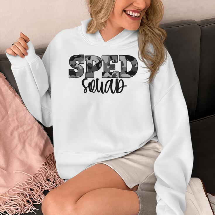 Special Education Squad Camo SPED Teacher Women's Hoodie, funny design Special Education Squad Camo SPED Teacher Women's Hoodie, funny design